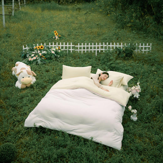 【换季出清】自然醒Creamsoft® 奶油小方捏捏被奶丝云朵被子冬被加厚保暖春秋被单人学生宿舍空调棉被LFS 商品图0