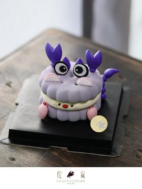 天蝎座小慕斯(很小）（翻糖比较沉，收到尽快食用）