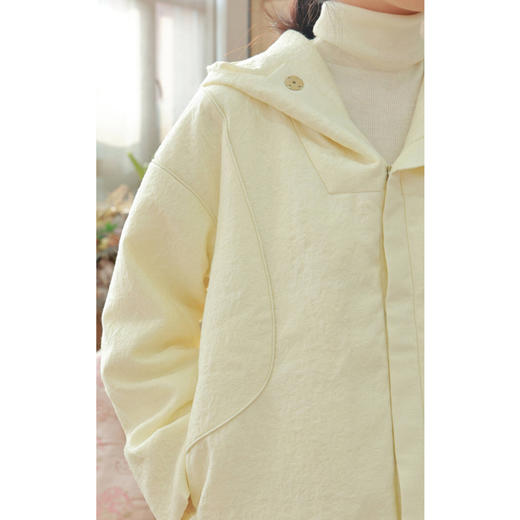 【抖音专属】春华•连帽羽绒服（23803801B-山矾） 商品图3