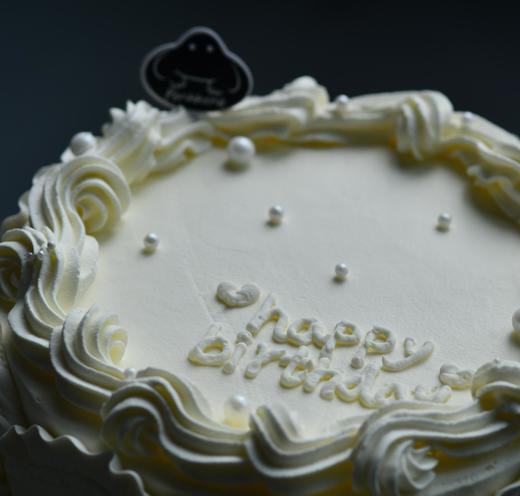 纯色复古加高奶油蛋糕 商品图2