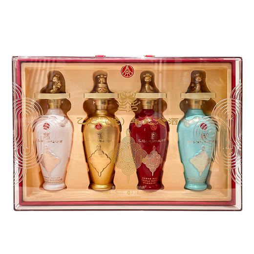 五粮液52°囍乙巳（蛇）年纪念酒4支装500ml*4支 商品图0