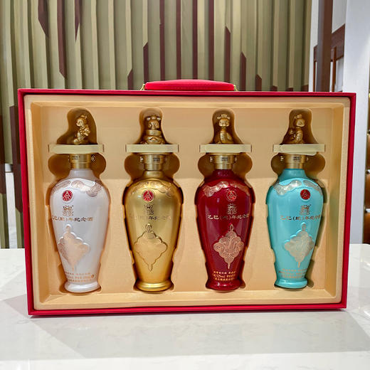 五粮液52°囍乙巳（蛇）年纪念酒4支装500ml*4支 商品图8