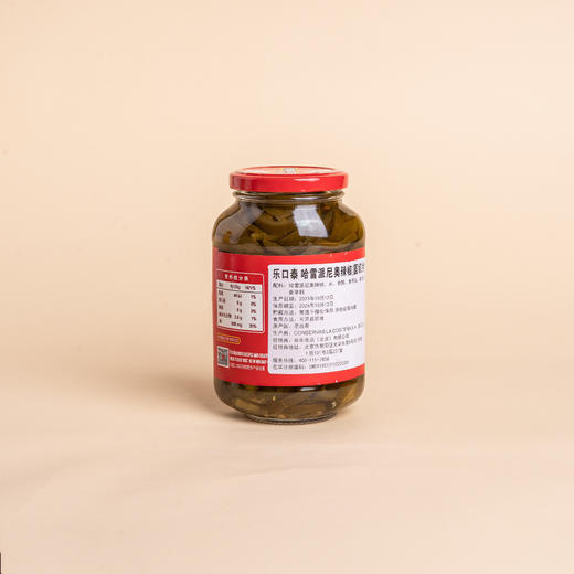 乐口泰哈雷派尼奥辣椒（原切片）440g 商品图1