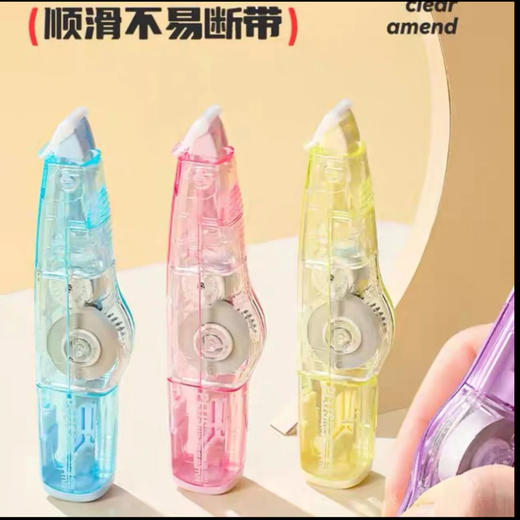 普乐士滚轮修正带(可换芯) 5MMx6m/卡（新旧包装/颜色随机） 商品图1