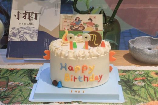 生日快乐·卡咚咚/草莓布丁奶油蛋糕（12星座牌可选，请备注） 商品图1