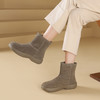 西村名物2024年冬季新款加毛保暖超轻厚底防滑毛毛靴雪地靴T24DS47861 商品缩略图8