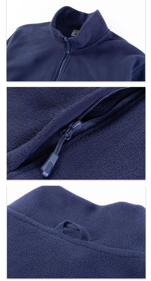 预售 臣禾【一秒速热】100D复合摇粒绒休闲外套JZ244010475 商品图12