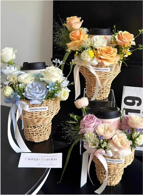 仿藤-冰淇淋杯 -板栗花篮 商品图1