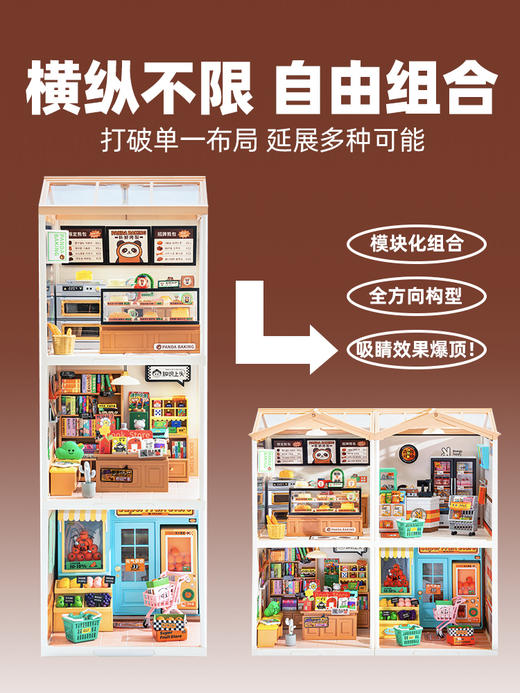 W-RT-超级世界-DW005-熊猫墩墩-面包房 商品图5