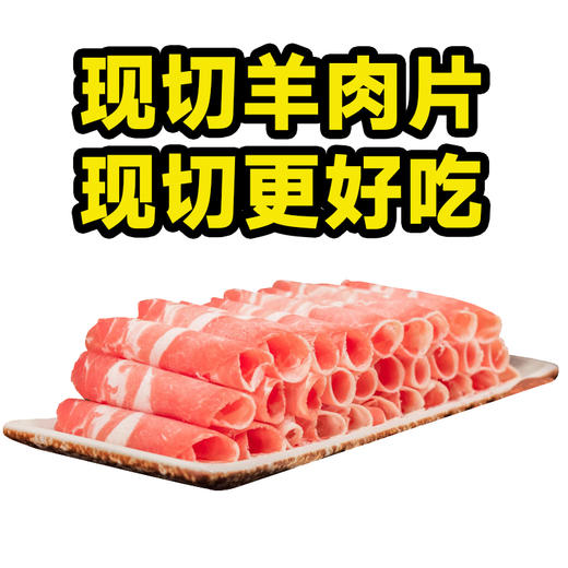 额尔敦 现切羊肉卷羊肉片500g 商品图1