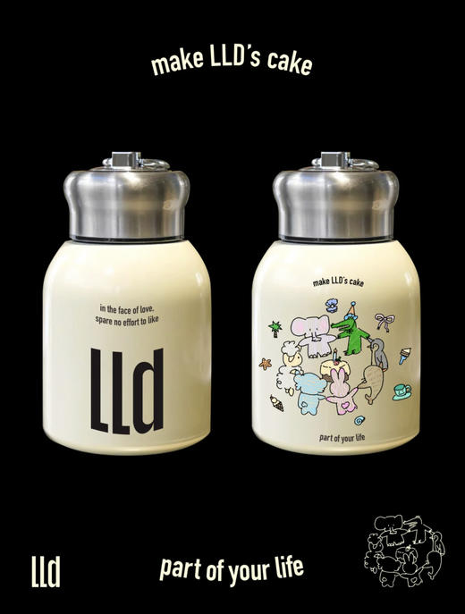 lld小鳄鱼和她好朋友的生日party保温杯 商品图0