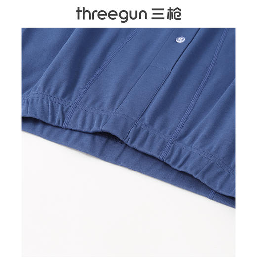 Threegun三枪 【高支新疆长绒棉】圆领男士保暖内衣套装-23975D021 商品图9