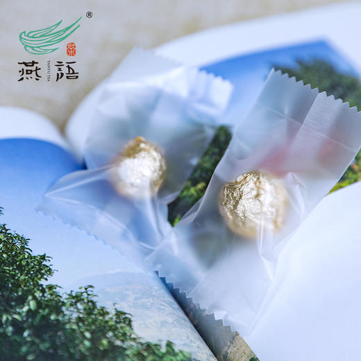 燕语双燕朝阳生茶龙珠铁罐装100g 商品图6
