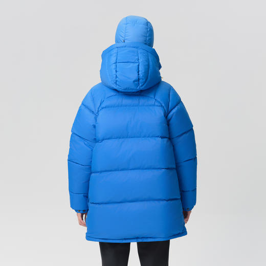 北极狐 白鹅绒羽绒服 2024新款 加厚保暖中长款连帽鹅绒外套89029 商品图3