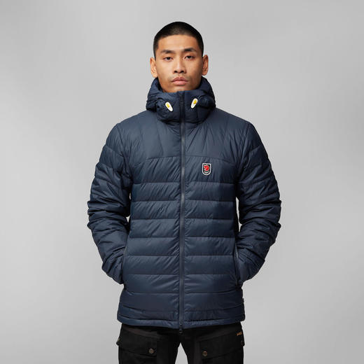 北极狐 户外轻量保暖外套简约修身男士羽绒服 连帽鹅绒服 86121 商品图2