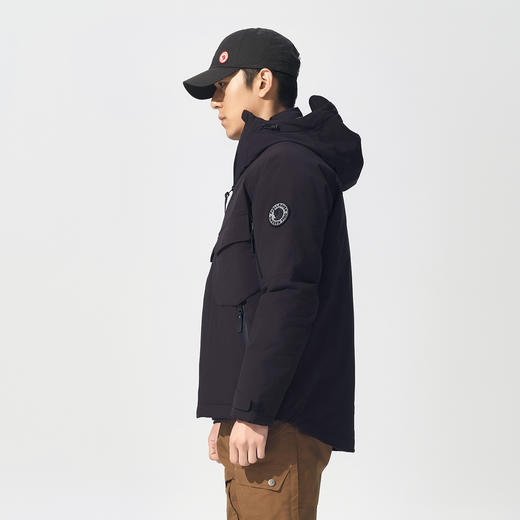 北极狐秋冬聚热保暖防风防泼男士白鹅绒羽绒服 09222163 商品图1