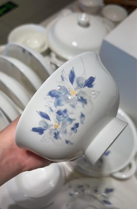 【样品特惠5折，无原包装仅1套，无货退款】品物攸宜金兰之友40头8人用骨质瓷餐具（特价清仓，非质量不退不换） 商品图1