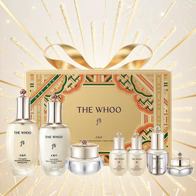 五一嗨购季【全球购*含溯源】Whoo后天气丹新款华泫系列七件套套盒 水150ml+乳110ml+面霜25ml 水乳各25ml+精华10ml+眼霜8ml·现货速达