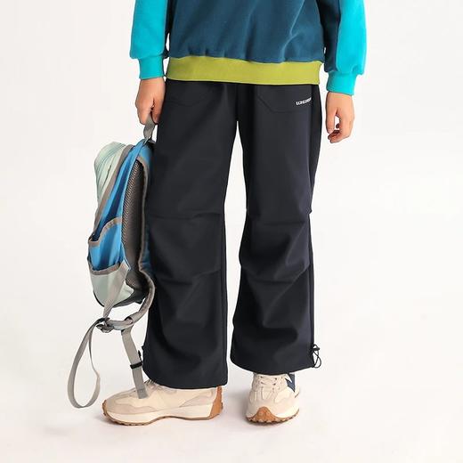 龙之涵 亲子款“王者归来”加绒伞兵裤 24年秋冬新款中大童加绒冲锋裤 强防水 A类 商品图6