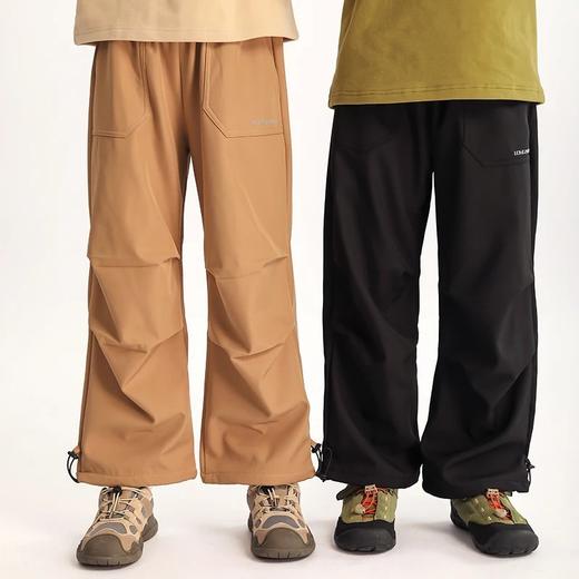 龙之涵 亲子款“王者归来”加绒伞兵裤 24年秋冬新款中大童加绒冲锋裤 强防水 A类 商品图14