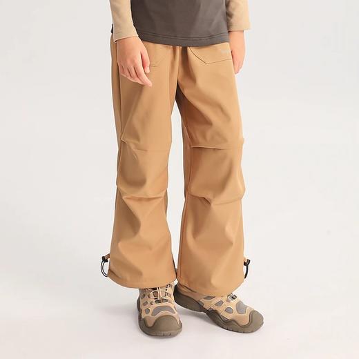 龙之涵 亲子款“王者归来”加绒伞兵裤 24年秋冬新款中大童加绒冲锋裤 强防水 A类 商品图5