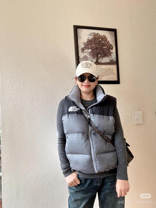 北面TNF拼色1996经典情侣款羽绒马甲 商品图5