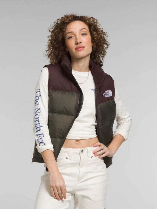 北面TNF拼色1996经典情侣款羽绒马甲 商品图0