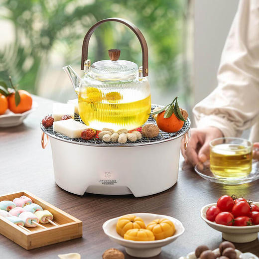 大宇（DAEWOO）电陶炉多功能家用围炉煮茶器大功率烧水煮茶炉DY-WL08 科洛白 商品图2
