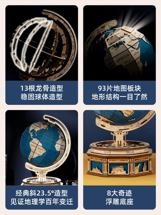W-RT-ST002-若客-地球仪-天地仪象 商品图2