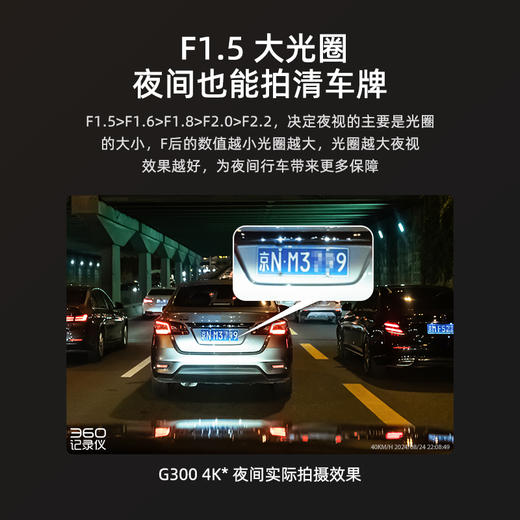 【超值套装】行车记录仪G300 4K+吸尘器DG01 行车安全洁净套装 记录仪4K超清分辨率 鹰眼级超清黑光夜视 吸尘器强吸力 长续航 易手持 商品图5