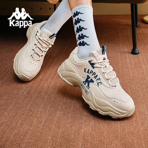 Kappa卡帕厚底老爹鞋女款秋冬2024新款复古运动鞋休闲增高鞋子女K0EZ5MC30 商品图4