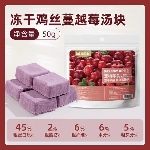 金多乐冻干鸡小胸鸡肉粒冻干桶/路斯鸡肉冻干/冻干猫草饼鸡肉猫草饼干/云杉排毛冻干/虾仁/冻干汤块 商品图10