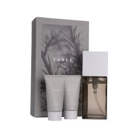 【特卖】THREE 平衡茎萃水礼盒(THREE平衡萃本修护凝露120ml+THREE平衡萃本洁颜啫喱22g+THREE平衡萃本修护凝乳22mL)【保质期：2026年1月】