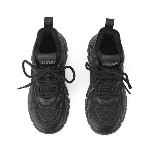 西村名物2025年春季新款加绒保暖超轻厚底防滑系带老爹鞋X25AM14121 商品图5