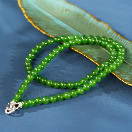 「一口价」碧玉手链项链套款 商品图2