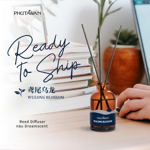 普达湾泰国进口无火藤条香薰精油卧室家用室内持久扩香柠檬草驱蚊 商品图6