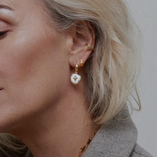 北京仓｜Elise Tsikis-Nérida-海洋之神 珍珠 耳环［法国设计师］ 商品图3