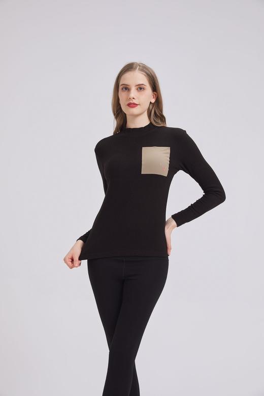 清仓库不退换 24025 美丽奴羊毛女款半高领打底衫 商品图5