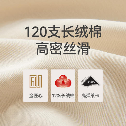 Threegun三枪【匠心系列-120支长绒棉】圆领女士长袖上衣打底衫-24286A021 商品图8