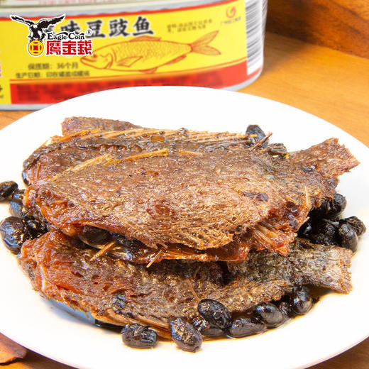 鹰金钱美味豆豉鱼罐头184g 商品图3