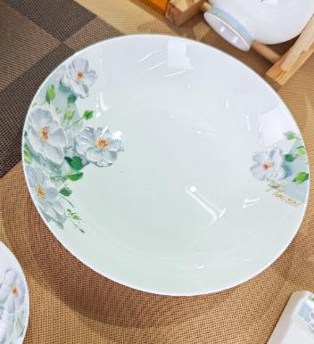 【小程序专享】凡瑞斯轻花曼舞42头10人用骨瓷餐具 商品图6