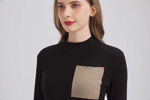 清仓库不退换 24025 美丽奴羊毛女款半高领打底衫 商品图6