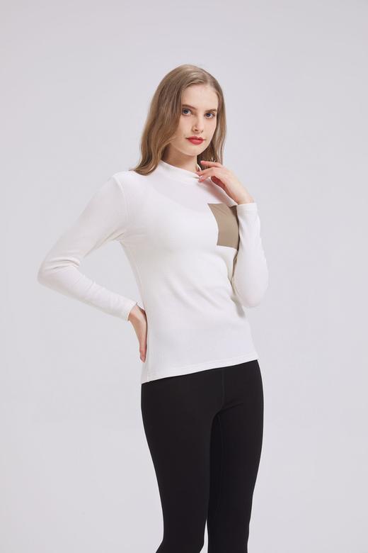 清仓库不退换 24025 美丽奴羊毛女款半高领打底衫 商品图3