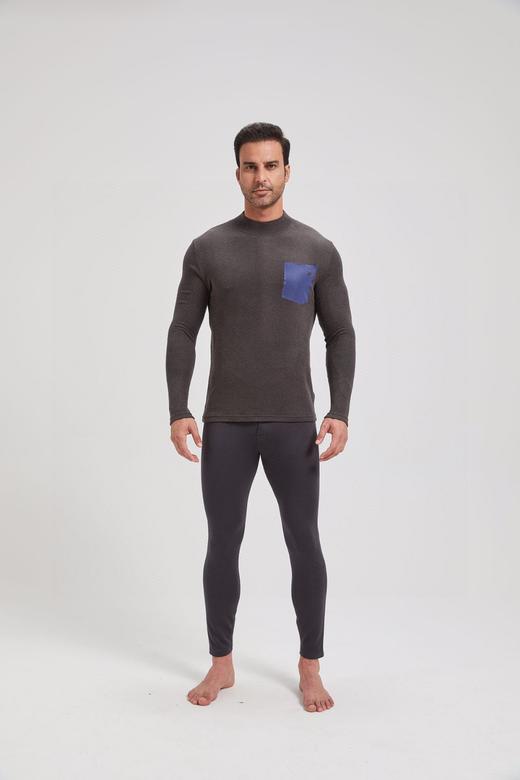 24024 美丽奴羊毛男款半高领打底衫 商品图8