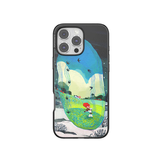 【漂浮记忆·手机壳】草坪之声 POPCASE手机壳 MagSafe Popcase磁吸款 撞色 植物花卉 卡通 iPhone 16/15/14/13 商品图2