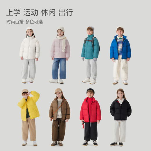 【三防】马克珍妮冬装新款男女童超轻保暖立领羽绒服面包服231190 商品图1