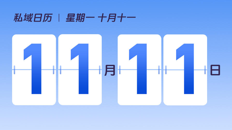 11月11日 | 双十一营销建议
