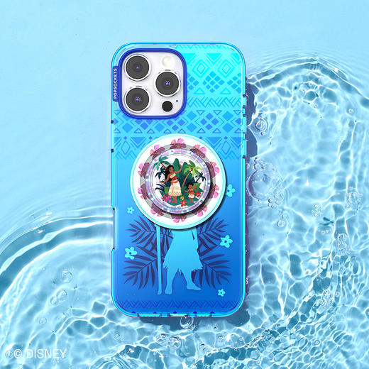 【海洋奇缘】海岛莫阿娜 MAGSAFE磁吸手机气囊支架 Round圆啪嗒系列 蓝色 商品图3