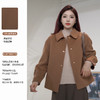 【现货】 臣禾	100%澳毛(高支) 翻领单排暗扣短大衣9244080280 商品缩略图6