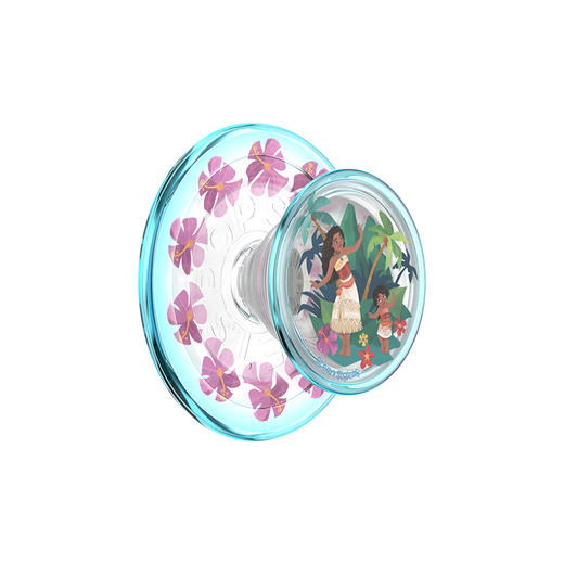 【海洋奇缘】海岛莫阿娜 MAGSAFE磁吸手机气囊支架 Round圆啪嗒系列 蓝色 商品图0